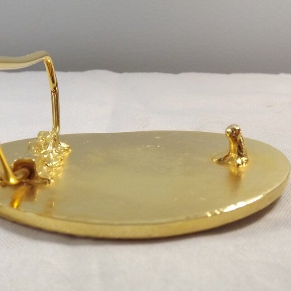 Lazy S Bar IS Red Angus Belt Buckle - Picture 4 of 6